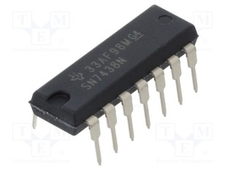 IC: digital; logic gate; NAND; THT; DIP14; 4.75÷5.25VDC