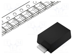 Diode: rectifying; SMD; 1kV; 1A; SOD123F; Ufmax: 1.3V; Ifsm: 25A