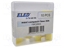 Fuse: fuse; 20A; 32VDC; automotive; 16.2mm; 16.2x6.5x18.5mm