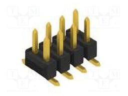 Connector: pin strips; pin header; male; PIN: 8; 2.54mm; SMT; 2x4