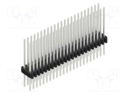 Connector: pin strips; pin header; male; PIN: 46; 1.27mm; THT; 2x23