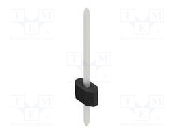 Connector: pin strips; pin header; male; PIN: 1; 1.27mm; THT; 1x1