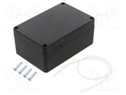 Enclosure: multipurpose; X: 70mm; Y: 105mm; Z: 45mm; ABS; black; IP65