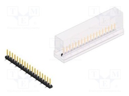 Connector: pin strips; pin header; male; PIN: 18; 2mm; SMT; 1x18