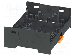 Enclosure base; black; UL94V-0; EH 90 F; for DIN rail mounting