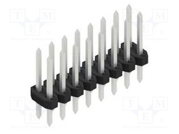 Connector: pin strips; pin header; male; PIN: 16; 2mm; THT; 2x8; 100V