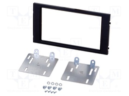 Radio frame; Seat; 2 DIN; black