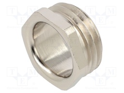 Nut; Thread: metric; brass; SKINDICHT®; Plating: nickel; Pitch: 1.5