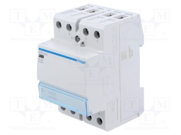 Contactor: 4-pole installation; 40A; 24VAC; NO x4; DIN; -10÷50°C
