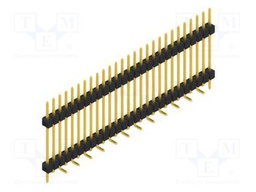 Connector: pin strips; pin header; male; PIN: 27; 2.54mm; SMT; 1x27