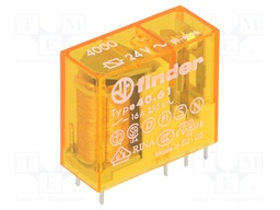 Relay: electromagnetic; SPDT; Ucoil: 24VAC; 16A/250VAC; 16A/30VDC