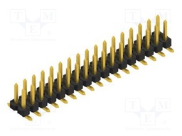 Connector: pin strips; pin header; male; PIN: 34; 2.54mm; SMT; 2x17