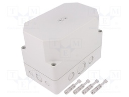 Enclosure: multipurpose; X: 110mm; Y: 180mm; Z: 137mm; TK PC; grey