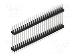 Connector: pin strips; pin header; male; PIN: 50; 2.54mm; THT; 2x25