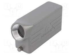 Enclosure: for HDC connectors; size D24B; for cable; for latch