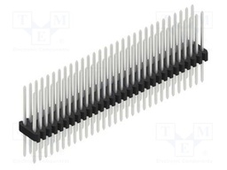 Connector: pin strips; pin header; male; PIN: 60; 1.27mm; THT; 2x30