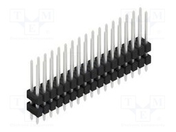 Connector: pin strips; pin header; male; PIN: 34; 2.54mm; THT; 2x17