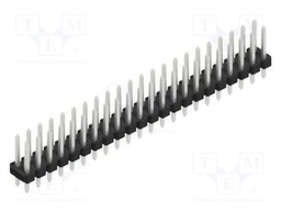 Connector: pin strips; pin header; male; PIN: 44; 2.54mm; THT; 2x22