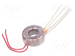 Transformer: toroidal; 40VA; 230VAC; 24V; 24V; 0.83A; 0.83A; 0.6kg