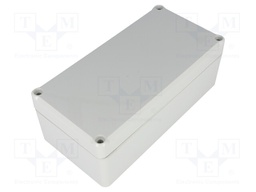 Enclosure: multipurpose; X: 80mm; Y: 160mm; Z: 57mm; EUROMAS II; ABS