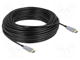 Cable; HDMI plug,both sides; HDMI 2.0,High Speed,optical; black