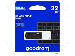 Pendrive; USB 2.0; 32GB; Read: 20MB/s; Write: 5MB/s