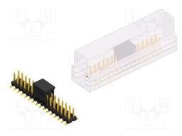 Connector: pin strips; pin header; male; PIN: 32; 2.54mm; SMT; 2x16