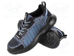 Shoes; Size: 47; blue-black; knitwear; with metal toecap
