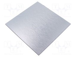 Accessories: decorative panel; aluminium; metal; 170x170x10mm