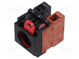 Contact block; 22mm; A22; Contacts: SPST-NO + SPST-NC