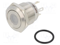 Switch: vandal resistant; Pos: 2; SPST-NO; 0.5A/220VAC; 2A/36VDC