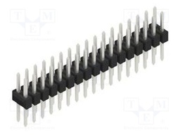 Connector: pin strips; pin header; male; PIN: 34; 2.54mm; THT; 2x17