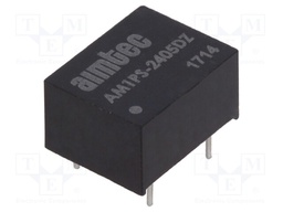Converter: DC/DC; 1W; Uin: 21.6÷26.4V; Uout: 5VDC; Uout2: -5VDC; DIP8