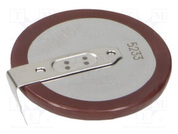 Re-battery: Li; VL2330; 3V; 50mAh; Leads: 2pin; Ø23x3.65mm; -20÷60°C