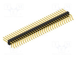 Connector: pin strips; pin header; male; PIN: 62; 2.54mm; SMT,THT