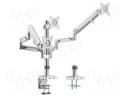 Monitor holder; 7kg; Size: 17"-27"; for three monitors; 748mm