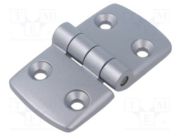 Hinge; Width: 45mm; aluminium; H: 45mm