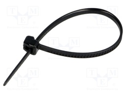 Cable tie; externally serrated; L: 100mm; W: 2.5mm; polyamide; 80N