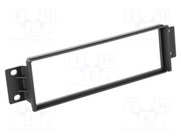 Radio frame; Nissan,Renault; 1 DIN; black