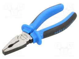 Pliers; universal; ergonomic two-component handles; 160mm