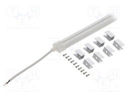 NEON LED tape; white neutral; 24V; LED/m: 120; 10mm; IP65; 9.6W/m