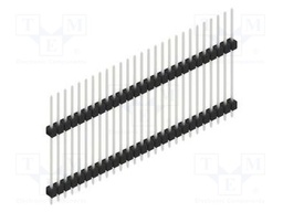 Connector: pin strips; pin header; male; PIN: 27; 2.54mm; THT; 1x27