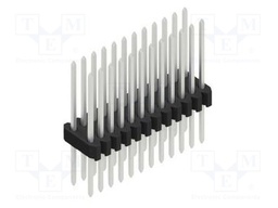 Connector: pin strips; pin header; male; PIN: 24; 1.27mm; THT; 2x12