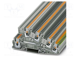 Splice terminal: rail; PA; L: 48.6mm; terminals: 5; W: 5.2mm; H: 101mm