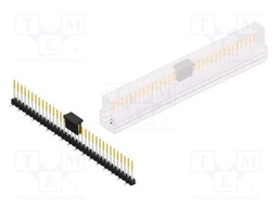 Connector: pin strips; pin header; male; PIN: 34; 2.54mm; SMT; 1x34