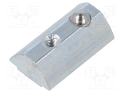 Nut; for profiles; Width of the groove: 13.5mm; steel; zinc