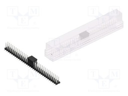 Connector: pin strips; pin header; male; PIN: 64; 2.54mm; SMT; 2x32