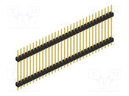 Connector: pin strips; pin header; male; PIN: 31; 2.54mm; THT; 1x31