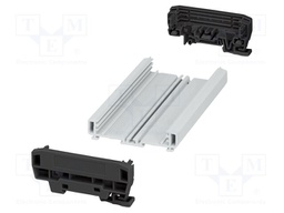 Enclosure: for DIN rail mounting; Y: 92.3mm; X: 153.8mm; Z: 39.45mm