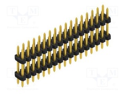 Connector: pin strips; pin header; male; PIN: 34; 2mm; THT; 2x17